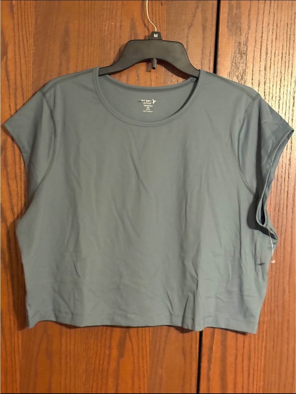 Old Navy Slate Blue Crewneck Boxy Short Sleeve Tee XXL